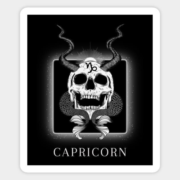 Capricorn - Zodiac Magnet by Behemoth